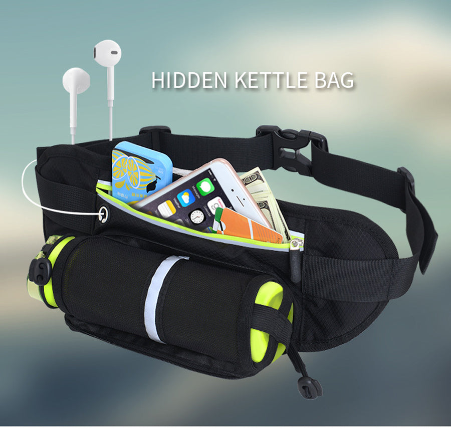 Ceinture de Running Porte-Bidon — Sac Banane Sport Imperméable