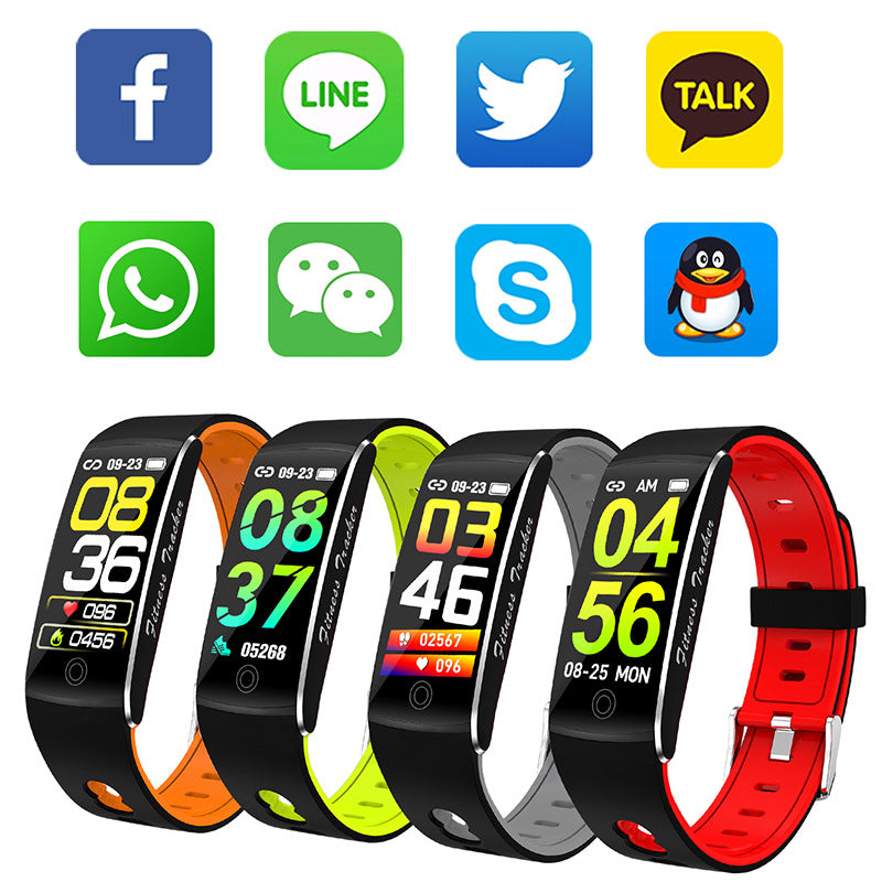 Montre Connectée Santé Premium — Température, Tension, SpO2, Sommeil & Sport