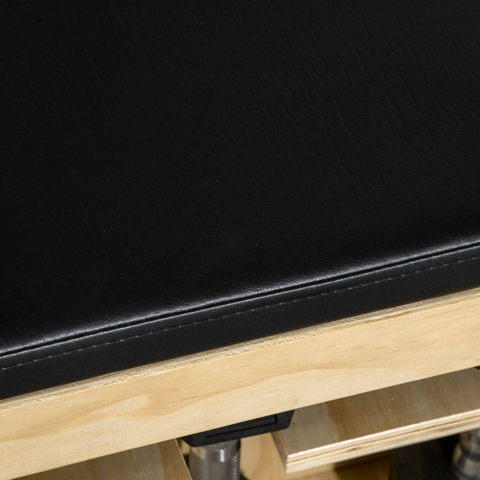 Banc de Musculation en Bois — Support Haltères & Bandes, Inclinable
