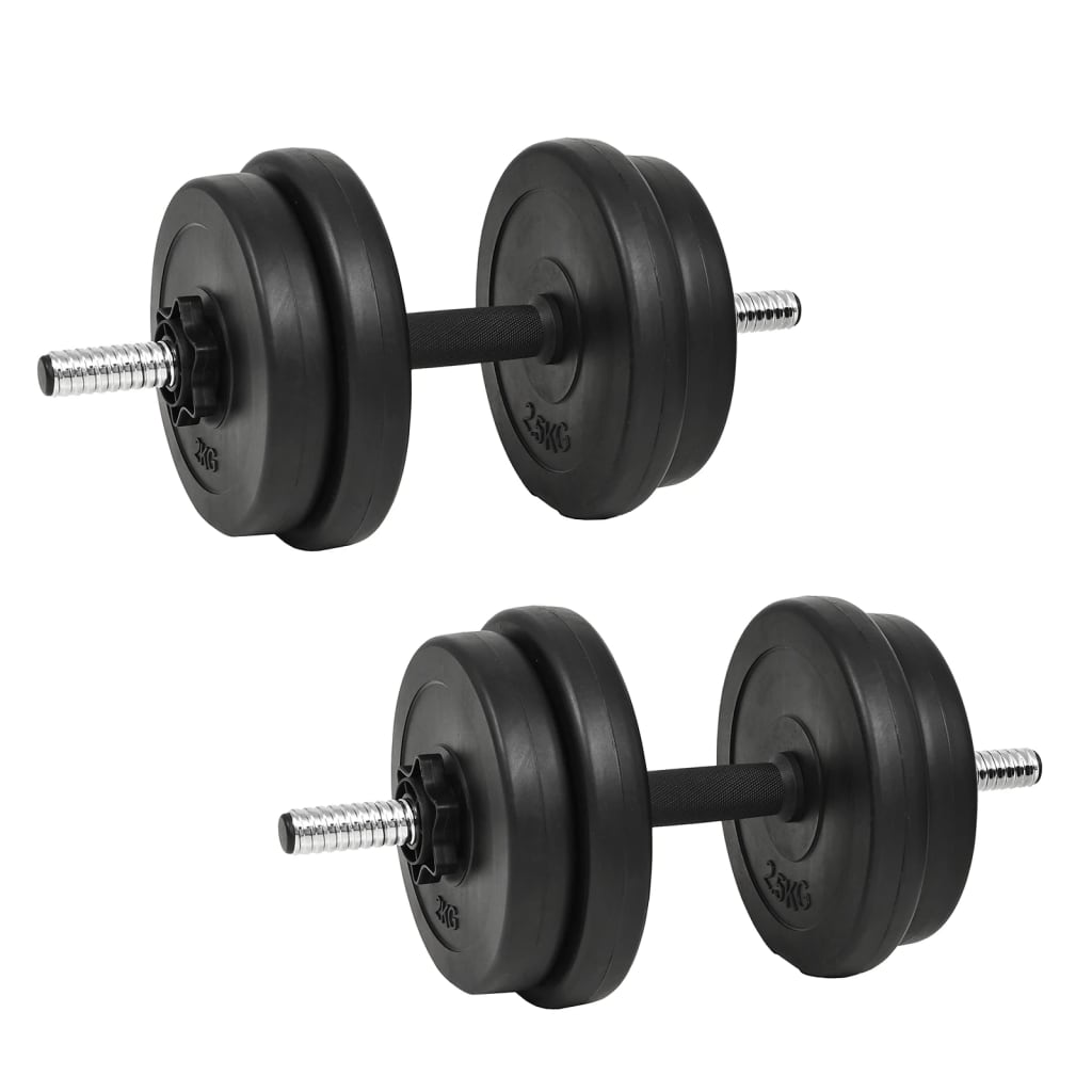 Kit Haltères Réglables — Lot de 2 haltères 14 pièces