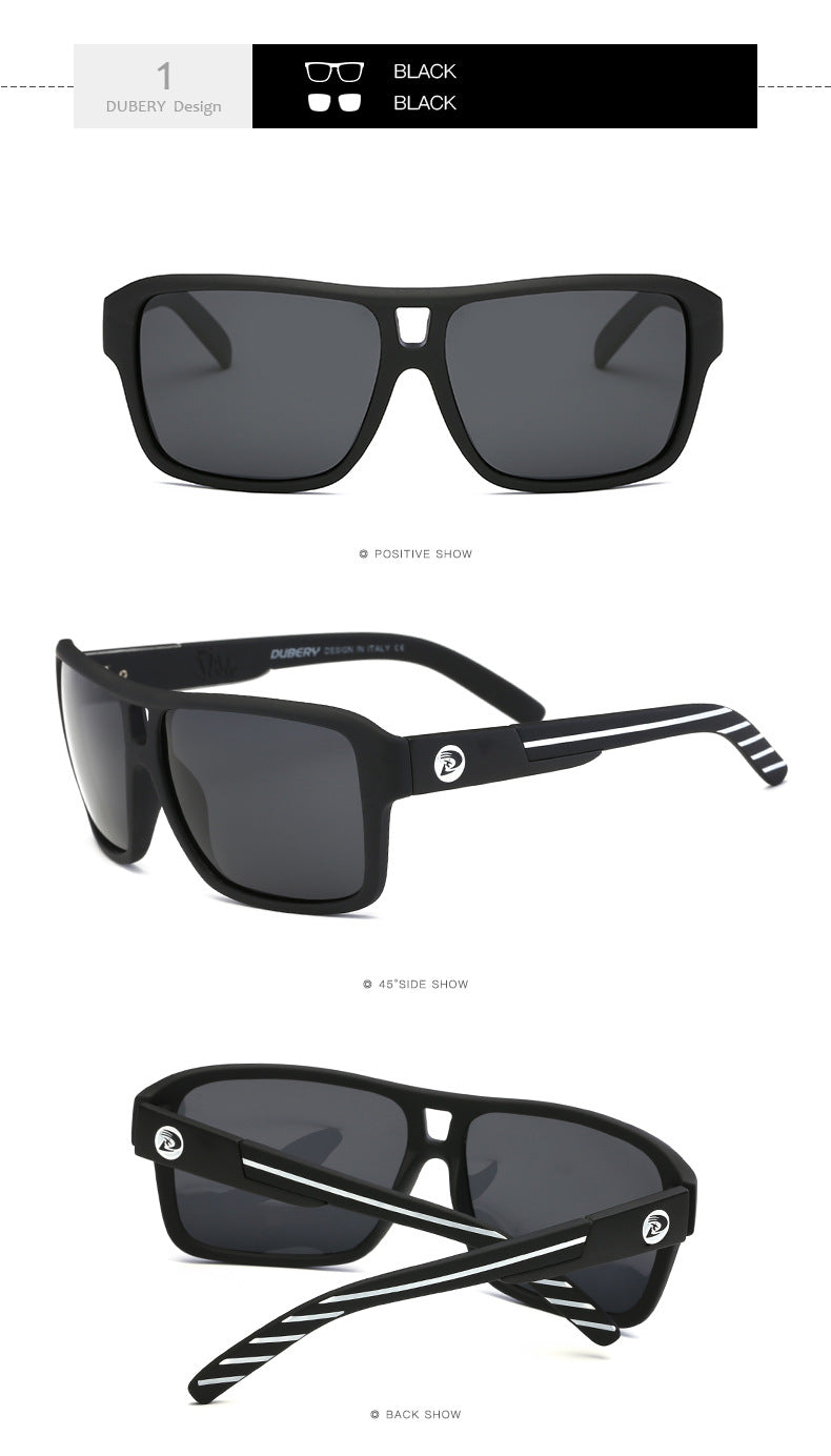 Lunettes de Soleil Sport DUBERY — Polarisées Miroir 11 Couleurs