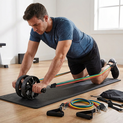 Roulette Abdominale  — Roue Fitness Silencieuse