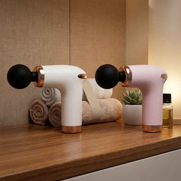 Pistolet de Massage Compact — Récupération Musculaire Silencieuse