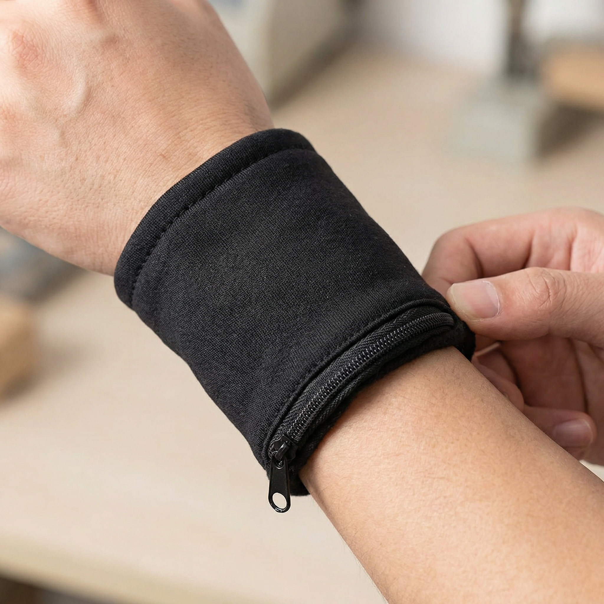 Pochette de Poignet Sport — Porte-Monnaie Running & Fitness